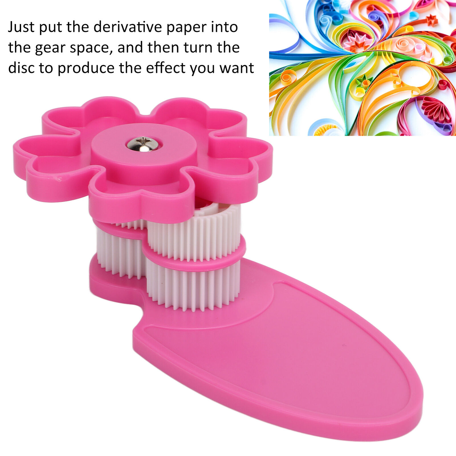 Lurrose Crimper Tool Folding Tool Quilling Tools and Supplies Paper Crimper  for Chip Bags Paper Quilling Kit Manual Paper Crimper DIY Crimping Tool